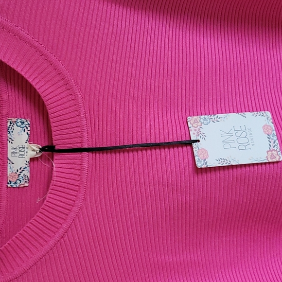 Pink Rose Sweater - Picture 2 of 3